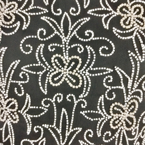 VINTAGE Royal Feelings Beaded Silk Dress - Picture 6 of 8